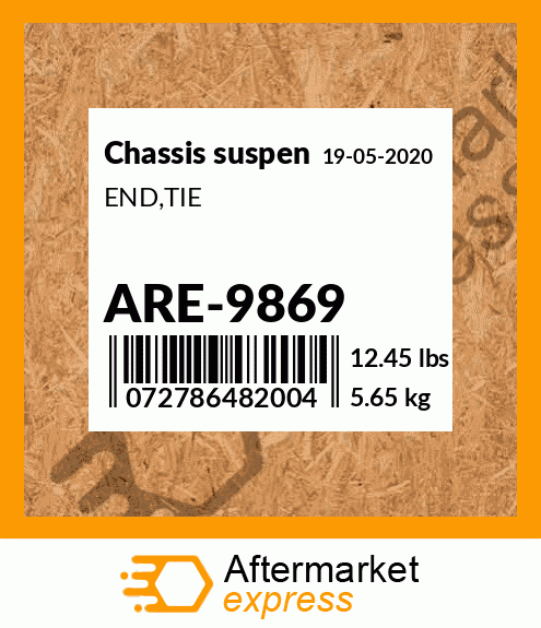 Spare part ARE-9869 + END,TIE