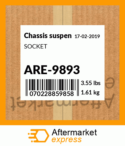 Spare part ARE-9893 + SOCKET