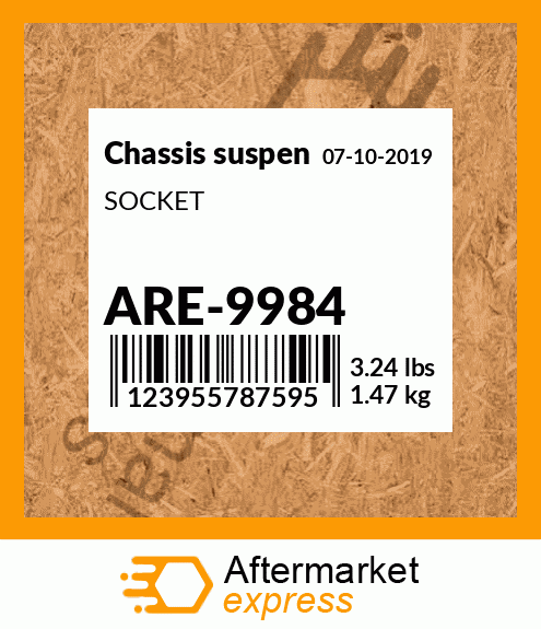 Spare part ARE-9984 + SOCKET