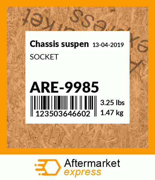 Spare part ARE-9985 + SOCKET