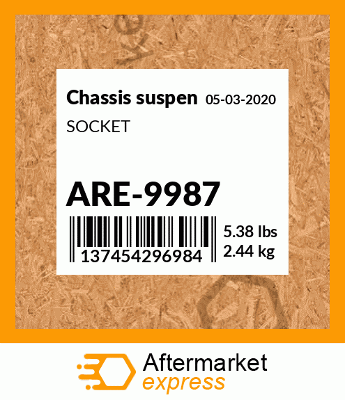 Spare part ARE-9987 + SOCKET