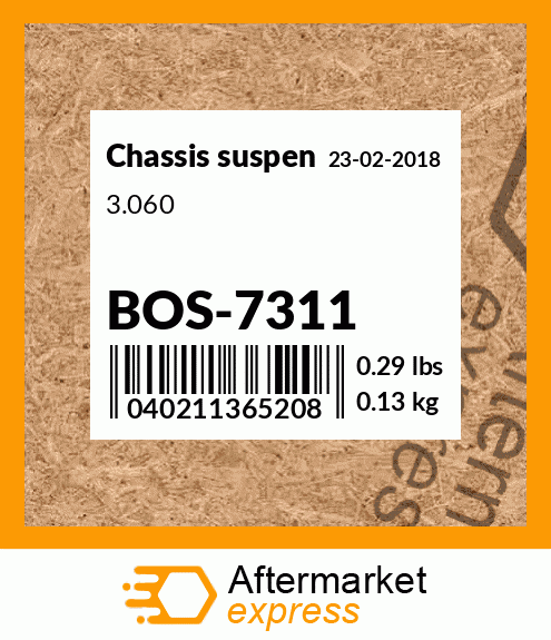 Spare part BOS-7311 + 3.060