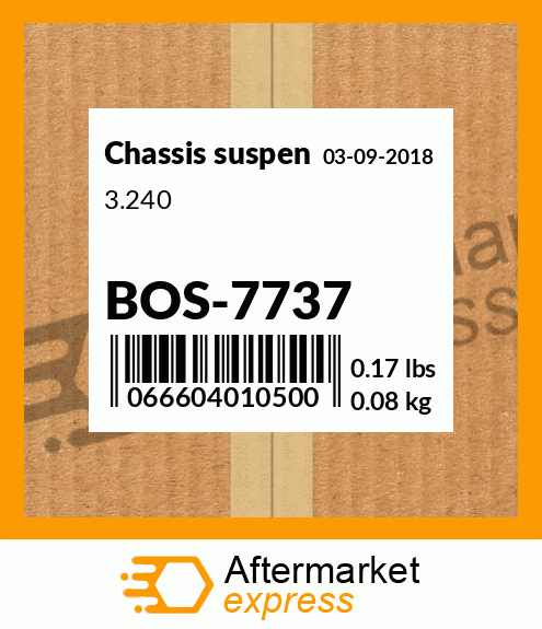 Spare part BOS-7737 + 3.240