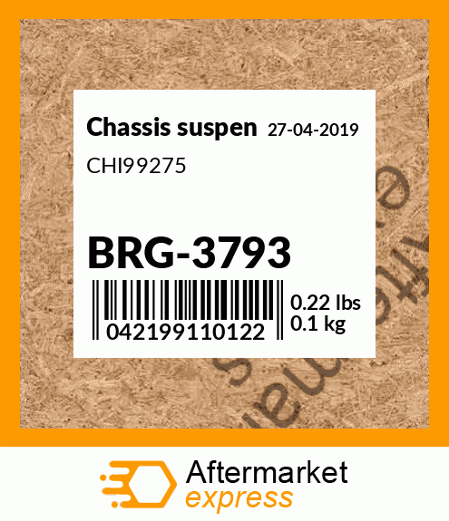 Spare part BRG-3793 + CHI99275