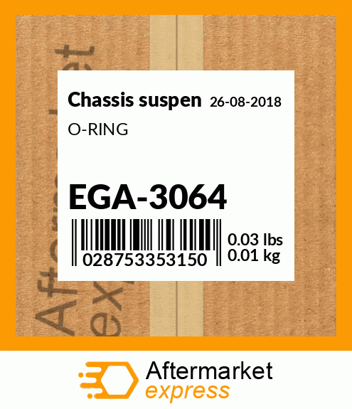 Spare part EGA-3064 + O-RING