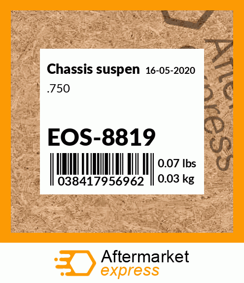 Spare part EOS-8819 + .750