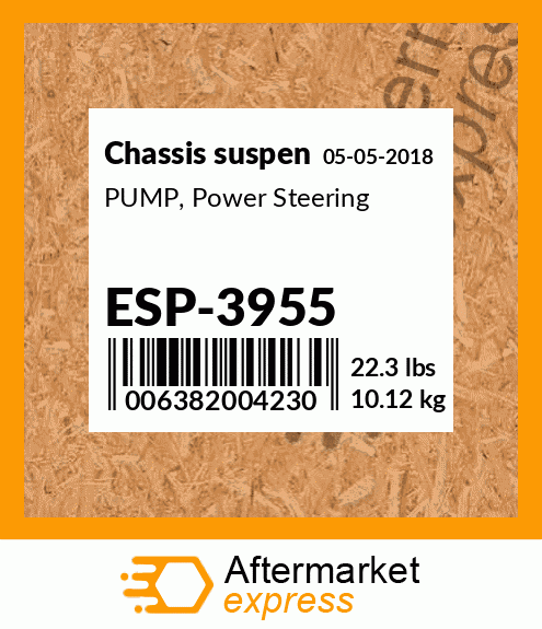 Spare part ESP-3955 + PUMP, Power Steering