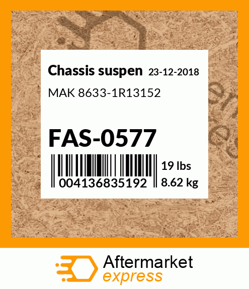 Spare part FAS-0577 + MAK 8633-1R13152