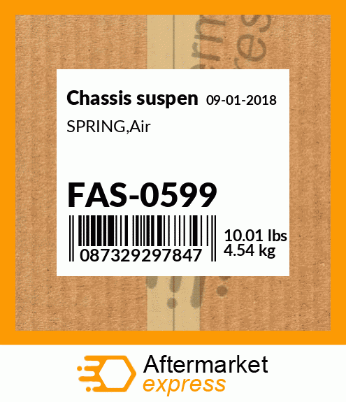 Spare part FAS-0599 + SPRING,Air