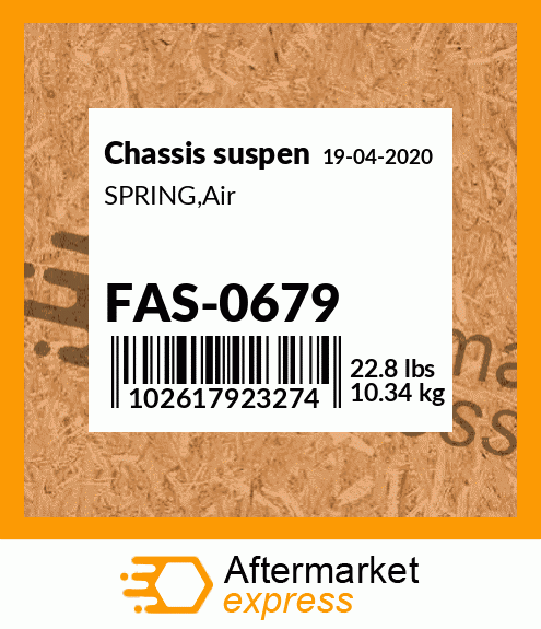 Spare part FAS-0679 + SPRING,Air