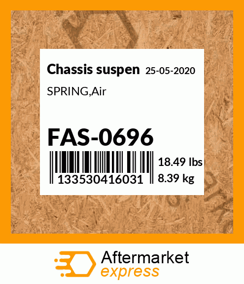 Spare part FAS-0696 + SPRING,Air