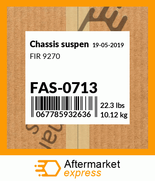 Spare part FAS-0713 + FIR 9270