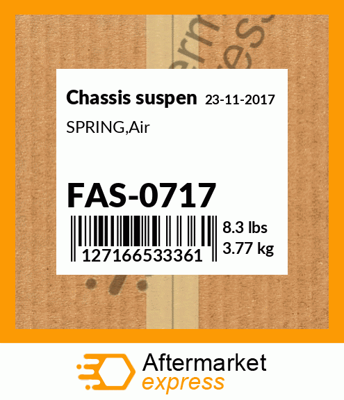 Spare part FAS-0717 + SPRING,Air