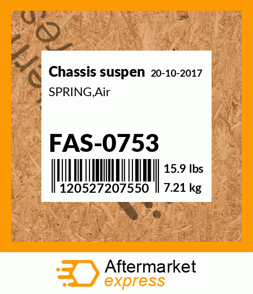 Spare part FAS-0753 + SPRING,Air