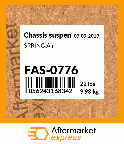 Spare part FAS-0776 + SPRING,Air