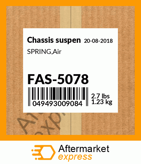 Spare part FAS-5078 + SPRING,Air