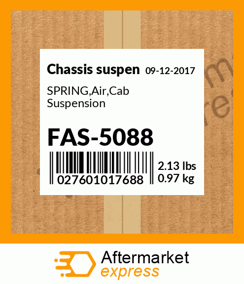 Spare part FAS-5088 + SPRING,Air,Cab Suspension