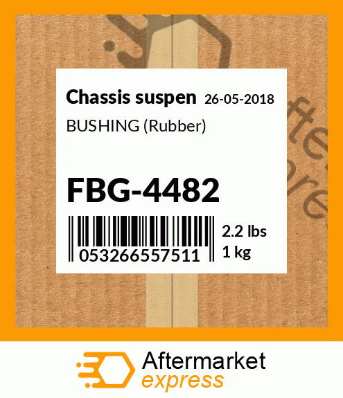 Spare part FBG-4482 + BUSHING (Rubber)