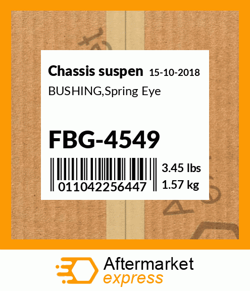 Spare part FBG-4549 + BUSHING,Spring Eye