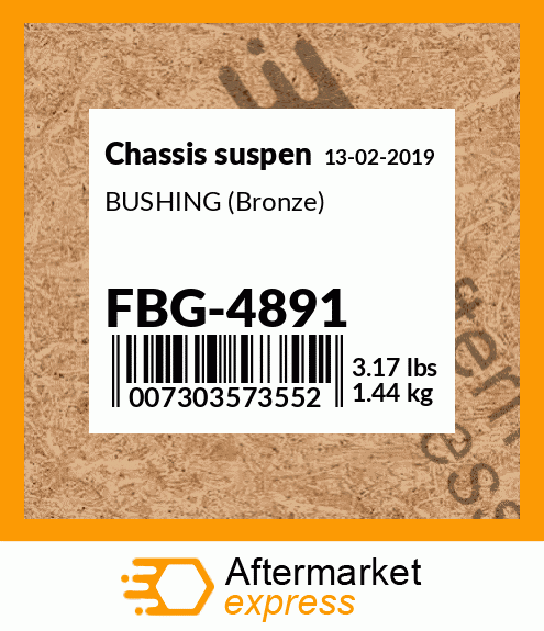 Spare part FBG-4891 + BUSHING (Bronze)