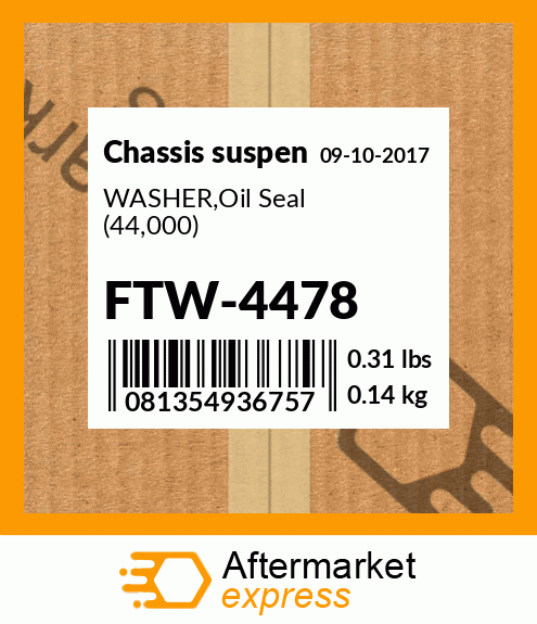 Spare part FTW-4478 + WASHER,Oil Seal (44,000)