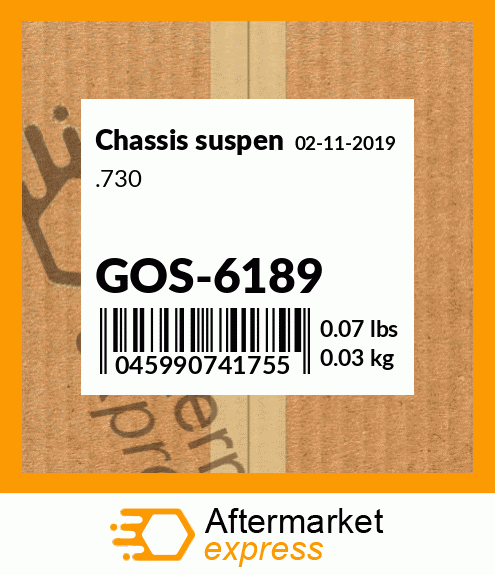 Spare part GOS-6189 + .730