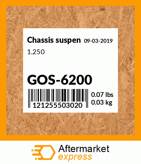 Spare part GOS-6200 + 1.250