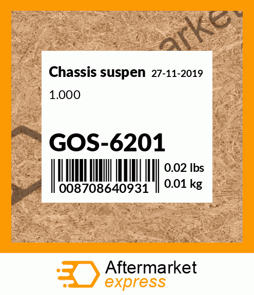 Spare part GOS-6201 + 1.000