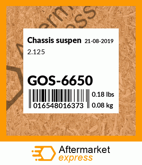 Spare part GOS-6650 + 2.125