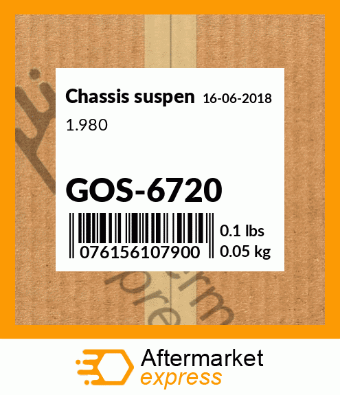 Spare part GOS-6720 + 1.980