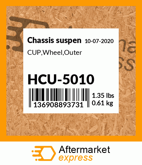 Spare part HCU-5010 + CUP,Wheel,Outer