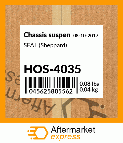 Spare part HOS-4035 + SEAL (Sheppard)