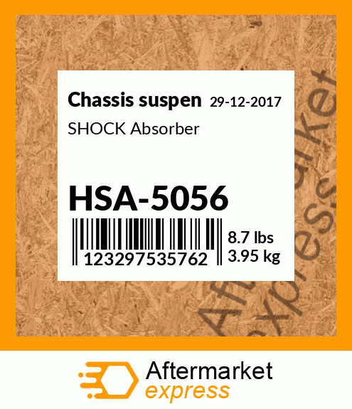 Spare part HSA-5056 + SHOCK Absorber