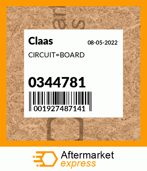 Spare part 0344781 + CIRCUIT_BOARD