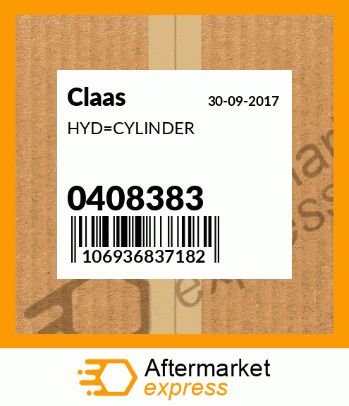 Spare part 0408383 + HYD_CYLINDER