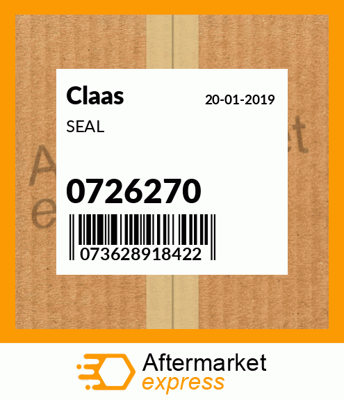 Spare part 0726270 + SEAL