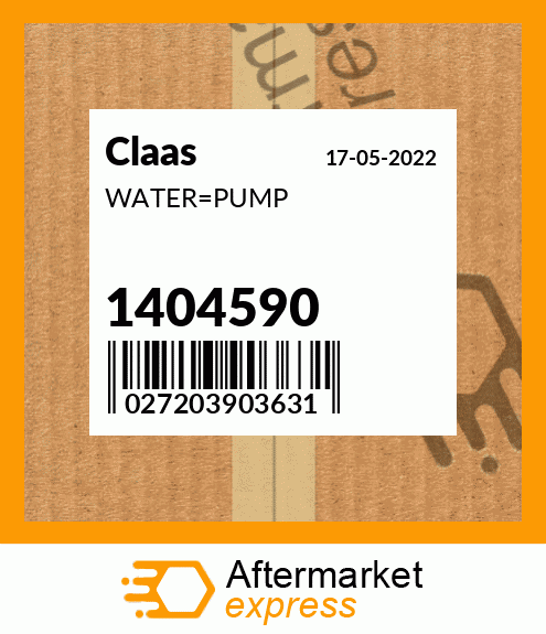 Wasserpumpe 12V - 140459 passend fur Claas OEM:140459 for Claas, Im  Online-Shop  bestellen