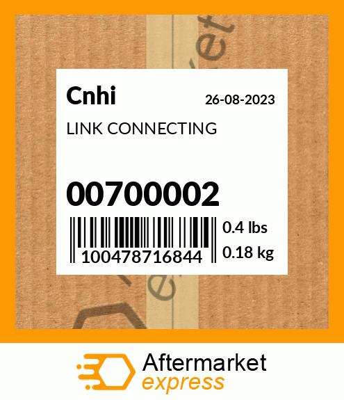 Spare part 00700002 + LINK CONNECTING