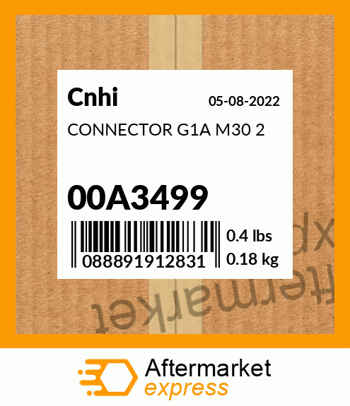 Spare part 00A3499 + CONNECTOR G1A M30 2