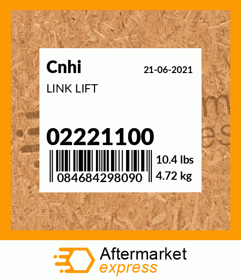 Spare part 02221100 + LINK LIFT