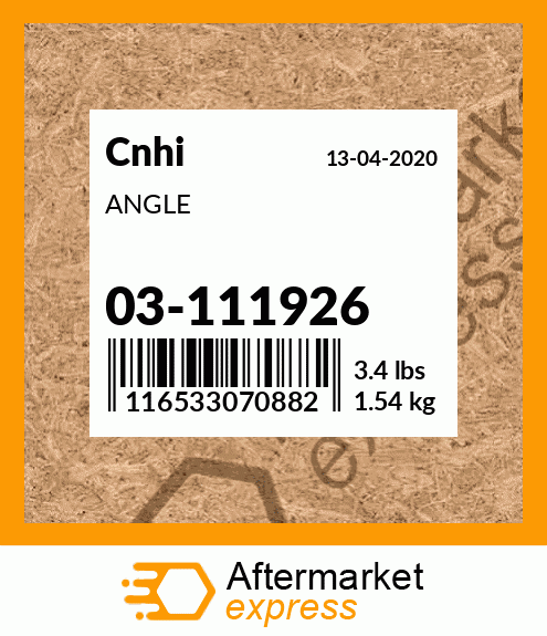 Spare part 03-111926 + ANGLE