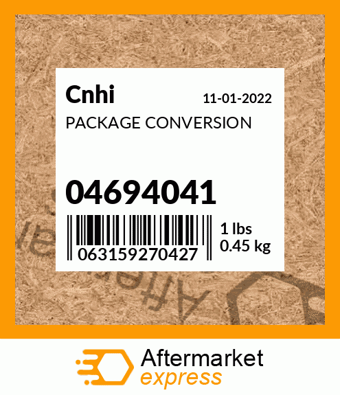 Spare part 04694041 + PACKAGE CONVERSION