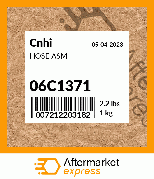 Spare part 06C1371 + HOSE ASM