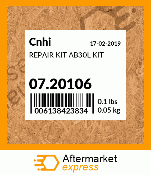 Spare part 07.20106 + REPAIR KIT AB30L KIT