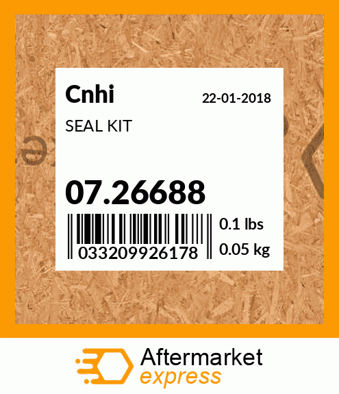 Spare part 07.26688 + SEAL KIT