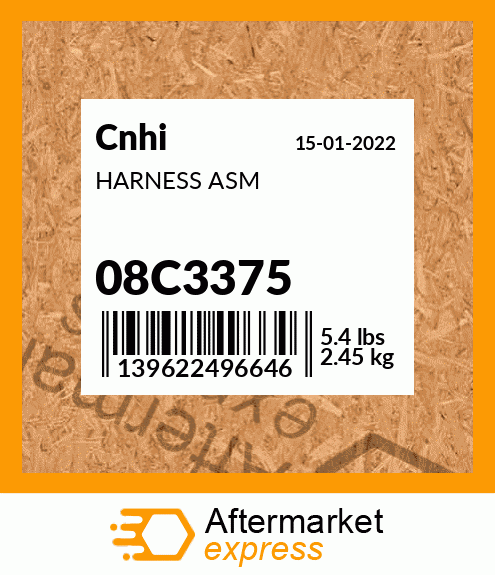 Spare part 08C3375 + HARNESS ASM