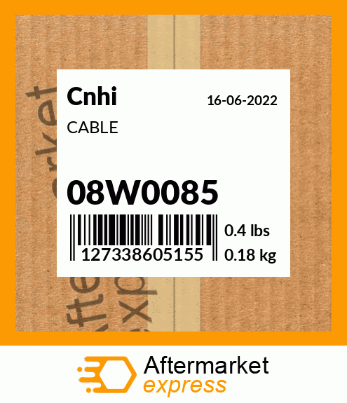 Spare part 08W0085 + CABLE