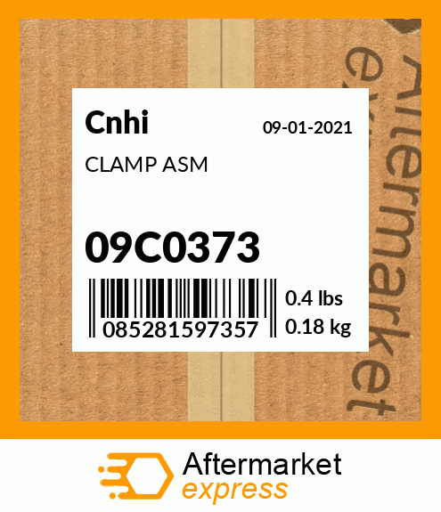 Spare part 09C0373 + CLAMP ASM