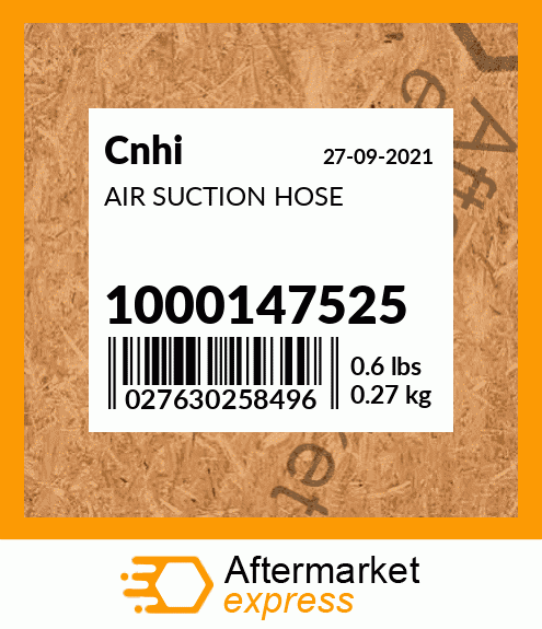 Spare part 1000147525 + AIR SUCTION HOSE