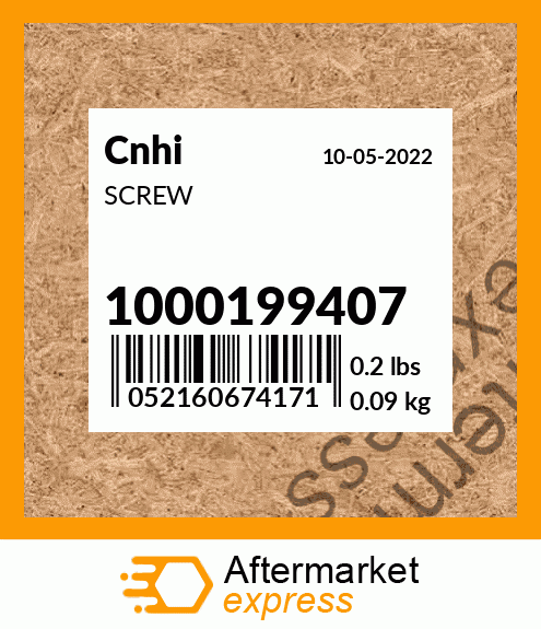 Spare part 1000199407 + SCREW